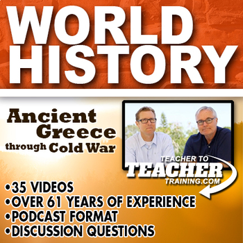 Preview of Complete World History Curriculum  + Teacher to Teacher Training Video Series