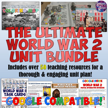 Preview of World War 2 Unit Plan Bundle: Projects, Activities, & Lessons for Every Day