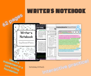 Preview of Complete Writing Framework & Practice Notebook
