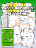 Complete and Incomplete Metamorphosis- Science and Literac