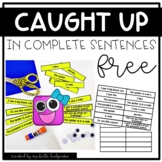 Complete and Incomplete Sentence Sort FREE Spider Craft