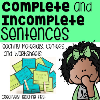 Preview of Complete and Incomplete Sentences