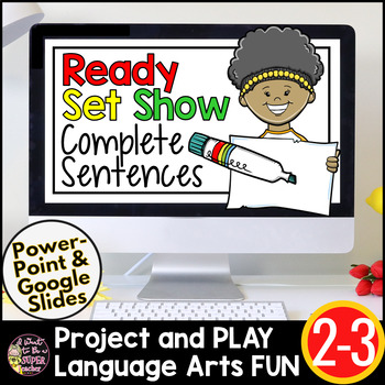 Preview of Complete and Incomplete Sentences | Literacy Games | 2nd Grade ELA 3rd Grade ELA