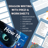 Complete dragon writing: vocabulary, grammar, art activiti