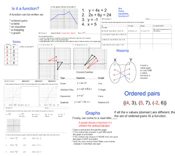 Preview of Complete presentation - Functions, inverses