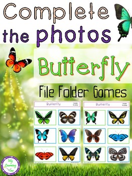Preview of Complete the Butterfly Photos for Visual Perception