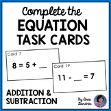 Addition and Subtraction within 20: Complete the Equation 
