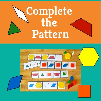 Complete the Pattern - Toddler through Kindergarten by The Mama FIRE