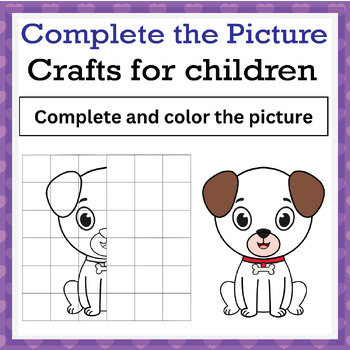 Complete the Picture bundle Animal Craft Activity for children. by ...