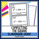 Completing the Square: Scavenger Hunt