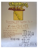 Completing the Square Anchor Chart
