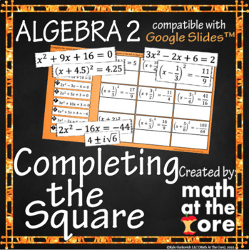 Preview of Completing the Square for Google Slides™