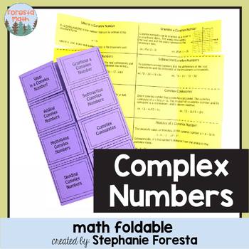 Preview of Complex Number Foldable