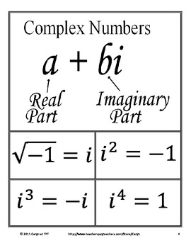 Complex Number Imaginary Maze ~~ Review Worksheet by Caryn Loves Math