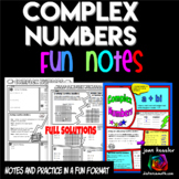 Complex Numbers FUN Notes Doodle Pages