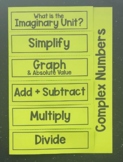 Complex Numbers - Editable Foldable Notes for Algebra 2
