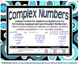 Complex Numbers (Guided Notes for Algebra)