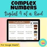 Complex Numbers Operations 4 of a Kind DIGITAL Activity