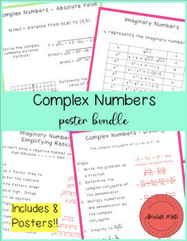 Preview of Complex Numbers Posters