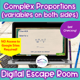 Complex Proportions: Variables on Both Sides - Digital Esc