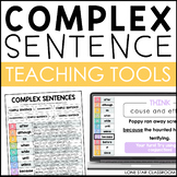 Complex Sentence Foldable, Slideshow, Reference Sheet - AA