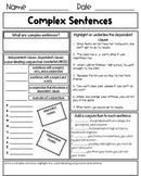 Complex Sentence Guided Practice