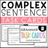 Complex Sentence Task Cards - AAAWWUUBBIS