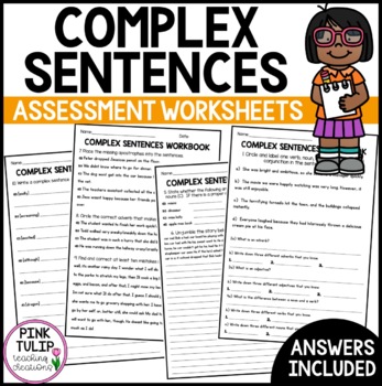 Preview of Complex Sentence Workbook - Grammar and Parts of Speech