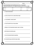 Complex Sentences Worksheets Teaching Resources TpT