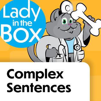 Preview of Complex Sentences with Dr. Lola - Boom Cards