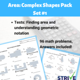 Complex Shapes Area Practice Pack 1