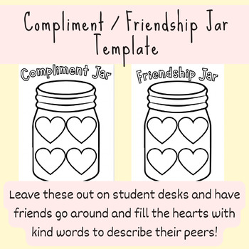 Compliment / Friendship Jar Activity by Primary with Ms Poquette