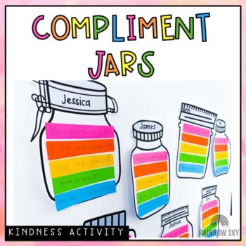 Compliment Jars | Compliment Kindness Craft by Rainbow Sky Creations