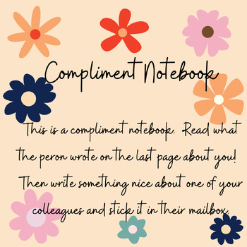 Preview of Compliment Notebook Front Cover