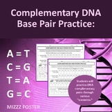 Complementary DNA Base Pairing Practice with Key