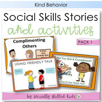 Social Skills Stories and Activities | Pack 1 | For K-5th | Kindness