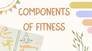 Components of Physical Fitness- Printable Display Signs
