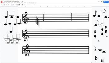Preview of Compose Simple Melodies on Google Drawings