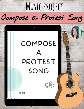 Preview of Compose a Protest Song for Guitar | Music Project