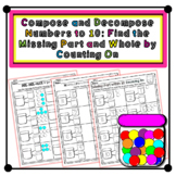 Jar Math: Compose & Decompose Numbers to 10- Missing Part 