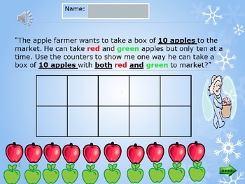Preview of Compose and Decompose Numbers to 10 using Objects/Pictures
