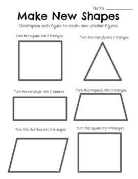 compose and decompose shapes by ellen tech what you teach tpt