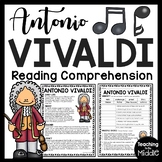Composer Antonio Vivaldi Biography Reading Comprehension W