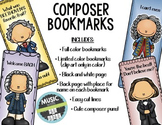 Composer Bookmarks 1 (Bach, Handel, Beethoven, Liszt) | Di