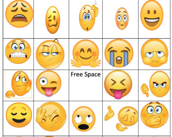 Preview of Emoji Bingo