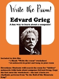 Composer Edvard Grieg "Write the Room"- activity for eleme