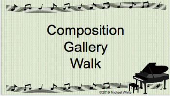 Preview of Composer Gallery Walk ( Piano Background) (SLIDES) 