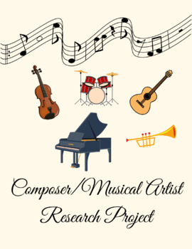 Preview of Composer/Musical Artist Research Project