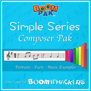Preview of Composer Pak – Teach Composers with Boomwhackers®