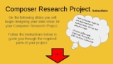 Composer Research Project- Slideshow presentation template